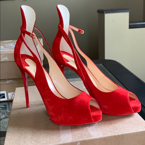 Christian Louboutin Shoes - New Christian Louboutin Mascaralta Red Shoes